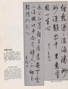 Sat-kon Wong - calligraphy